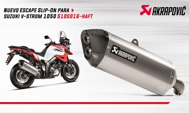 Potencia y estilo para tu V-Strom con el Slip-Ons de Akrapovič
