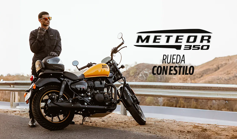 Experimenta la increíble sensación en la conducción de la Royal Enfield Meteor 350