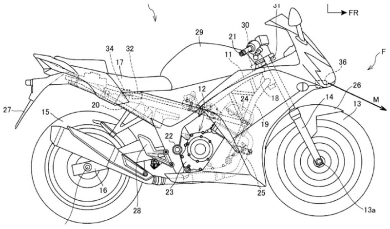 Honda revoluciona la seguridad en moto con un sistema para prevenir caídas a baja velocidad