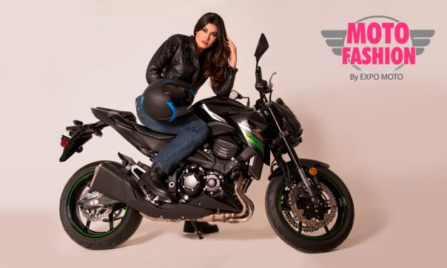 Alexandra Guerrero, la modelo que deslumbró en Expo Moto 2017