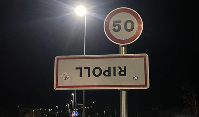 Señales de tráfico invertidas, un nuevo desafío para los motociclistas