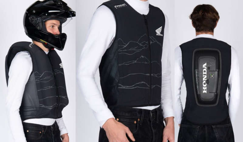 Revolución en seguridad para motociclistas: Honda presenta su primer chaleco airbag