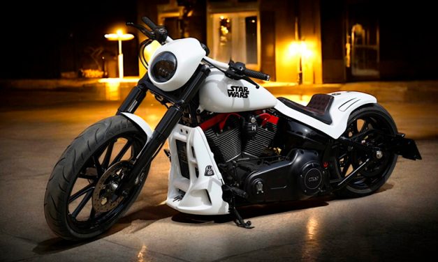 Una fusión épica entre el universo de Star Wars y el diseño personalizado: La Harley-Davidson de Lord Drake Kustoms