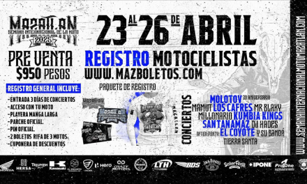 Calienta motores y arranca hacia la Semana Internacional de la Moto Mazatlán 2025