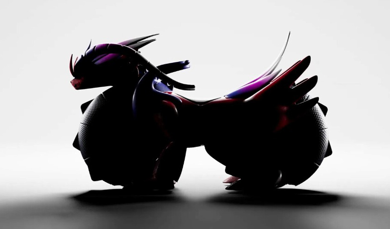 Honda y Pokémon crean una moto autónoma con forma de dragón