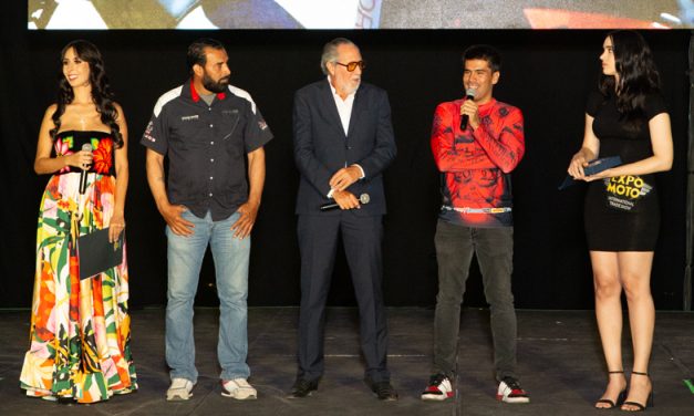 Gonzalo Castro, el talentoso piloto que fue reconocido en Expo Moto GDL