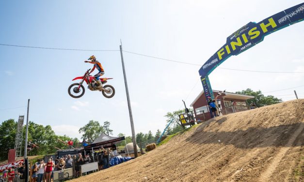 Jett Lawrence del equipo de Honda se proclama ganador del AMA Motocross en Southwick National