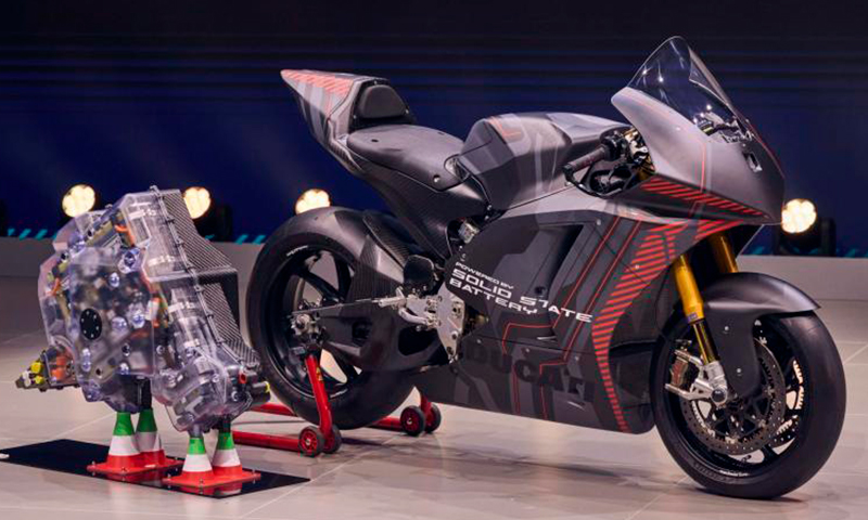 Ducati y el Grupo Volkswagen presentan la primera moto del mundo con una nueva batería