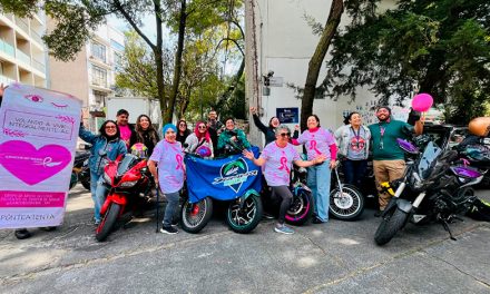 Rodada solidaria de Bajaj a favor de la lucha contra el cáncer de mama