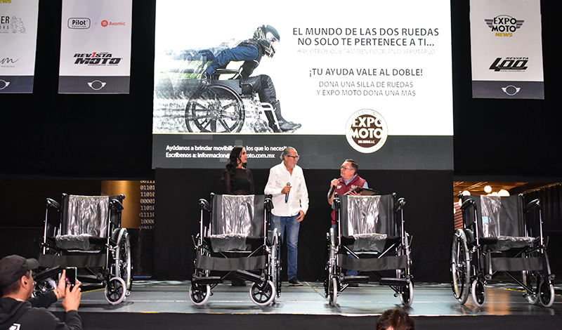 Fundación Expo Moto, Dos Ruedas A.C., realiza donación de sillas de ruedas a DIF CDMX y a la Fundación Regalando Sonrisas