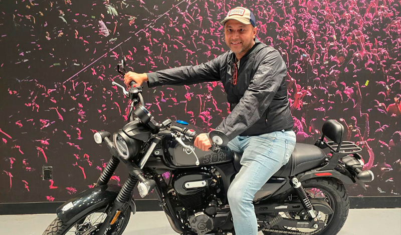 Juan José Tejeda ganador de la TC300 en la Trivia Italika