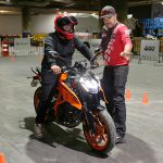 La pista de manejo, el corazón que puso en movimiento a Expo Moto