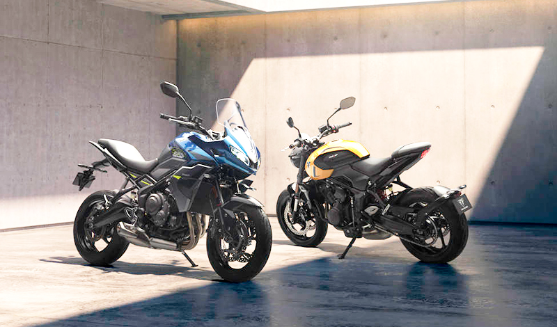 Triumph Trident y Tiger Sport 660: Potencia renovada con el motor Daytona de 95 CV