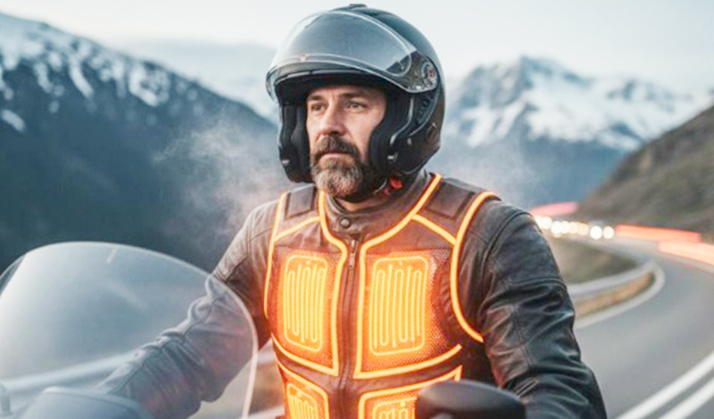 Calor inteligente contra el invierno para motociclistas