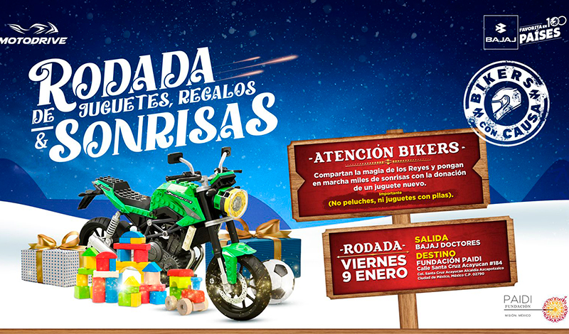 BAJAJ lanza campaña de recolección de juguetes para los niños de la Fundación PAIDI