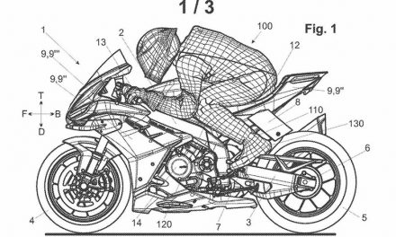 Aprilia patenta alerones laterales para motos de calle inspirados en MotoGP