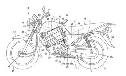 Honda ha patentado una moto eléctrica