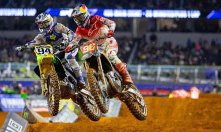 Hunter Lawrence consigue su primer podio en el AMA Supercross